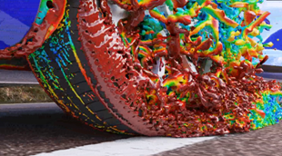 Tire Vehicle Simulation