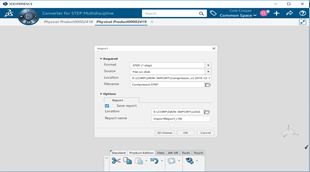 Conversion Data Integrator for STEP Multidiscipline